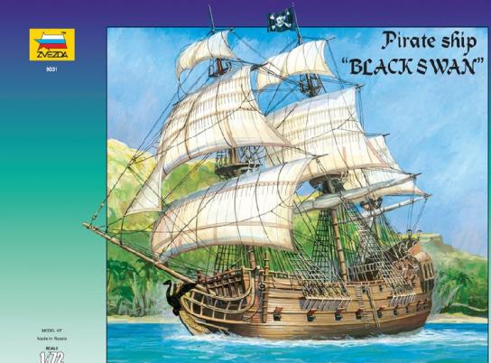 Zvezda 1/72 Black Swan Pirate Ship - 55cm image