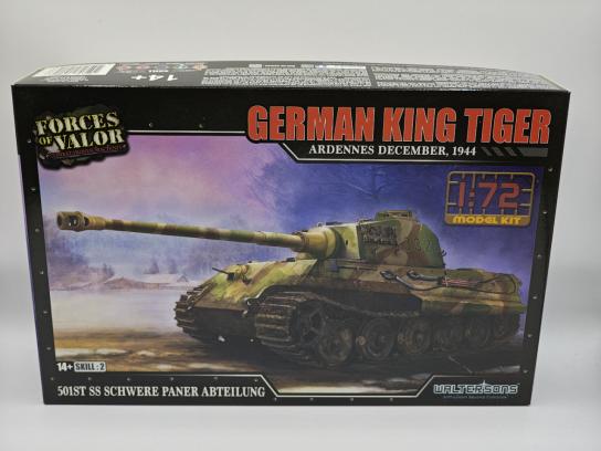 Forces of Valor 1/72 King Tiger Tank (Henschel Turret) 'Ardennes December 1944' image
