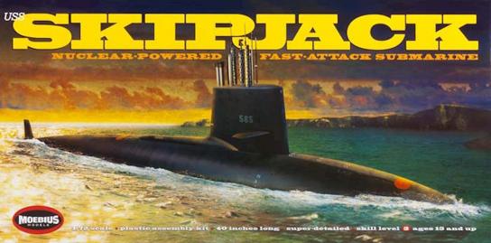 Moebius 1/72 U.S.S. Skipjack Submarine image
