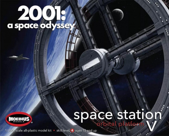 Moebius 1/2600 Space Station V 2001: A Space Odyssey image
