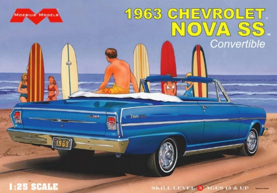 Moebius 1/25 Chevrolet Nova SS Convertible 1963 image