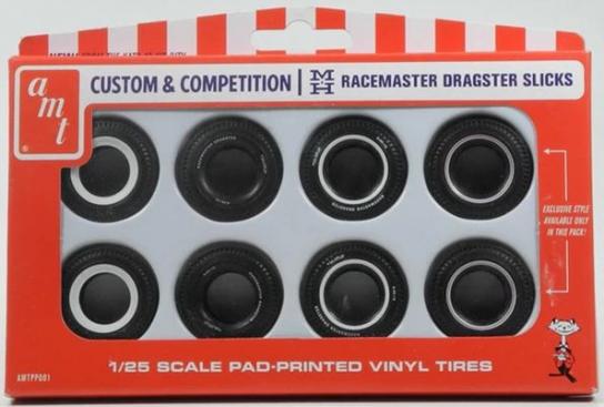 AMT 1/25 Tyres Dragster Slicks 8 Pack image