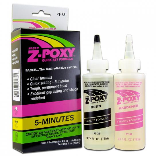 Zap Z-Poxy 5 Minute Epoxy 8oz (236ml) image