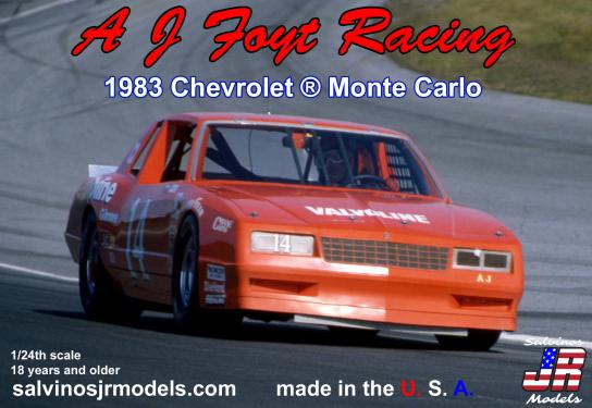 Salvinos Jr 1/25 Chevrolet Monte Carlo 1983 A.J Foyt Racing image