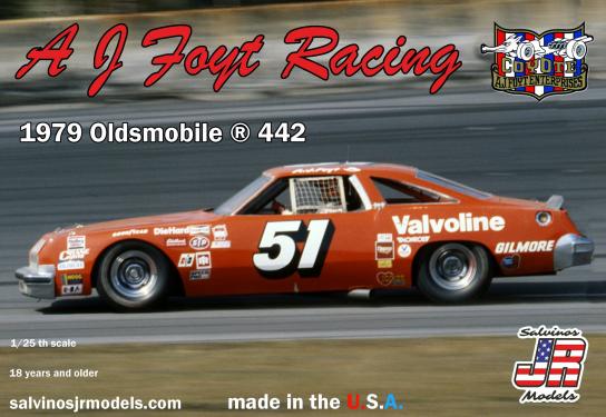 Salvinos Jr 1/25 Oldsmobile 442 1979 A.J Foyt Racing image