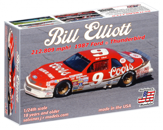 Salvinos Jr 1/24 Bill Elliot #9 Ford Thunderbird Record Car image