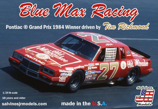 Salvinos Jr 1/24 Blue Max Racing 1984 Pontiac Grand Prix Winner Tim Richmond image