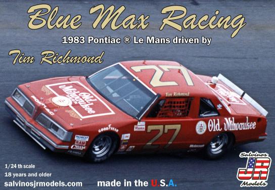 Salvinos Jr 1/24 Blue Max Racing 1983 Poniac Le Mans Tim Richmond image