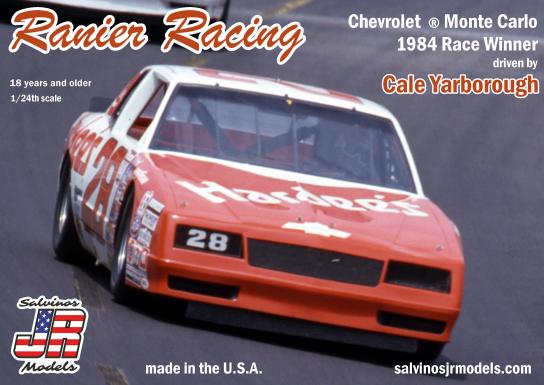 Salvinos Jr 1/25 Chevy Monte Carlo Rainer Racing 1984 Winner Cale Yarborough #28 image