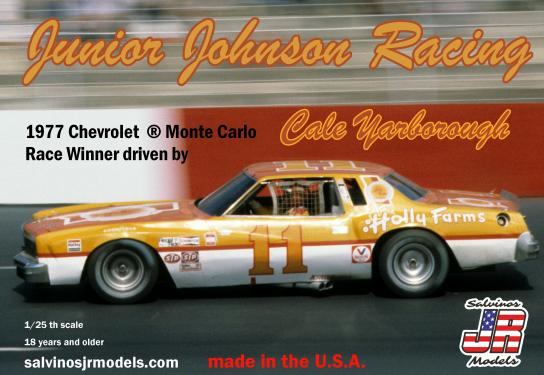 Salvinos Jr 1/25 1977 Chevy Monte Carlo J. Johnson Racing Cale Yarborough #11 image