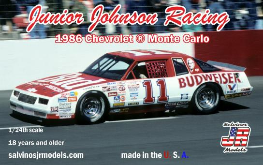 Salvinos Jr 1/25 Junior Johnson Racing 1986 Chevrolet Monte Carlo image