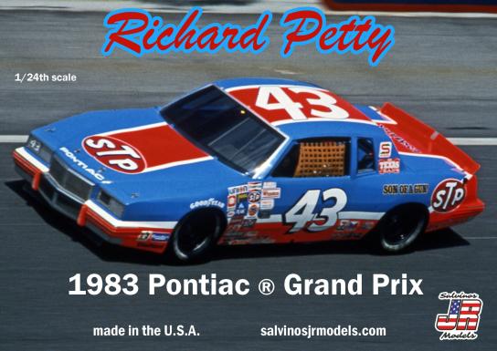 Salvinos Jr 1/25 Richard Petty 1983 Pontiac Grand Prix Winner image