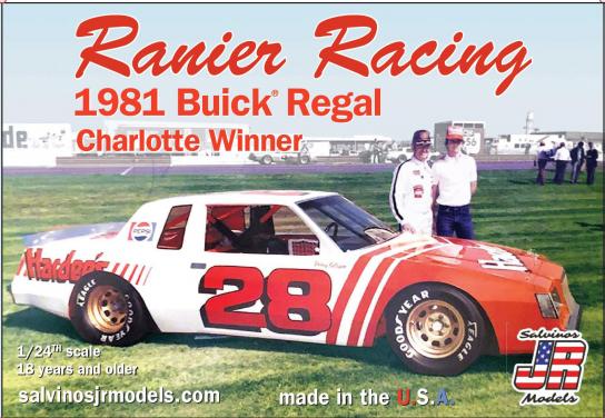 Salvinos Jr 1/25 Ranier Racing 1981 Buick Regal Charlotte Winner image