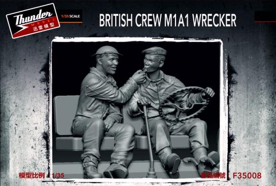Thunder Model 1/35 British Crew M1A1 Wrecker image