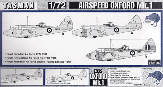 Tasman Models 1/72 Airspeed Oxford Mk.I image