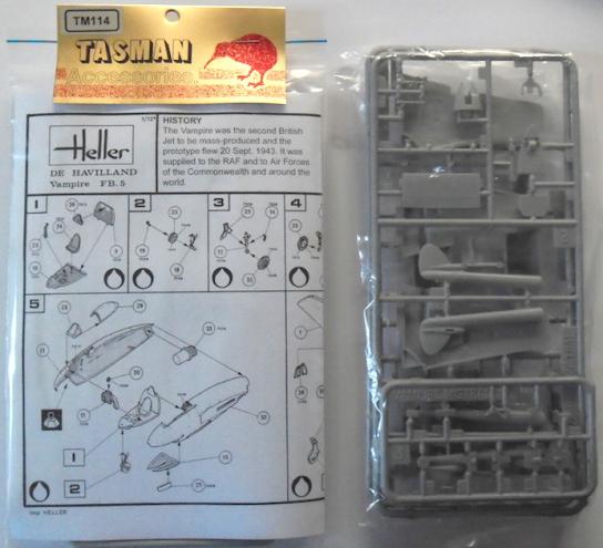 Tasman Models 1/72 DH. Vampire FB5 (Lite) image