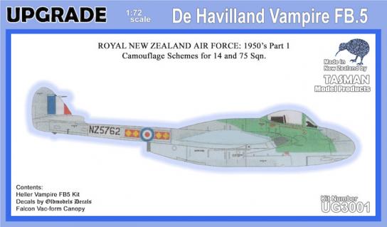 Tasman Models 1/72 DH Vampire FB.5 image