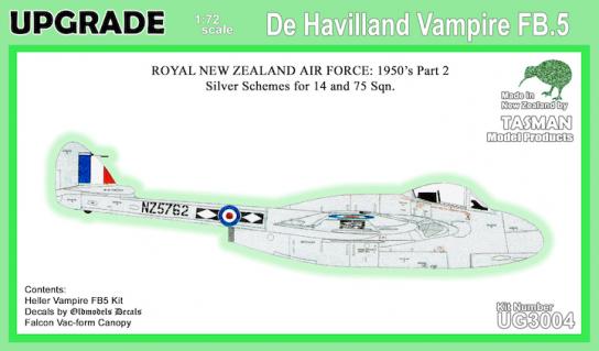 Tasman Models 1/72 DH Vampire FB.5 image