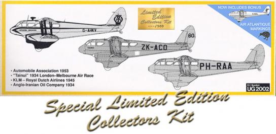 Tasman Models 1/72 DH.89A Dragon Rapide image