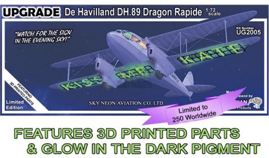 Tasman Models 1/72 DH.89A Dragon Rapide + 3D Parts image