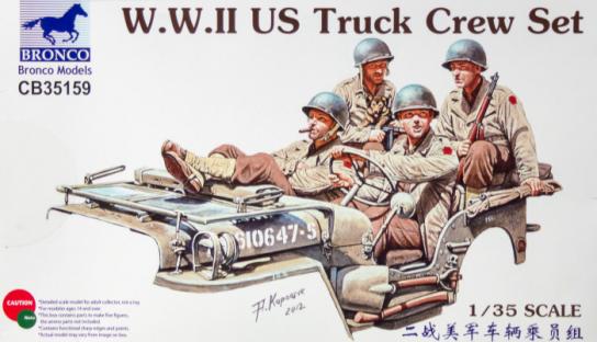 Bronco Models 1/35 WWII U.S Truck Crew Set image