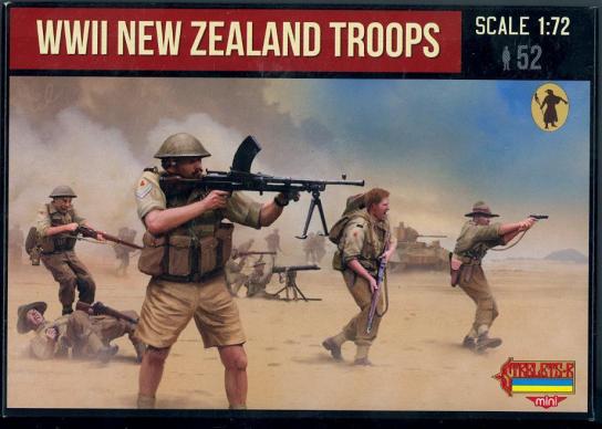 Strelets Models 1/72 WWII New Zealand Troops image