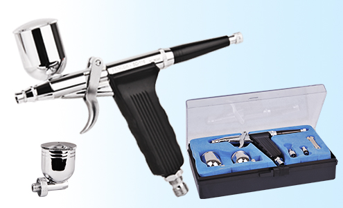 Fengda Pistol Grip Airbrush Set with Accessories image