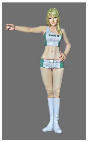  PM 1/24 Track Girl Flag Holder (Resin Unpainted) image