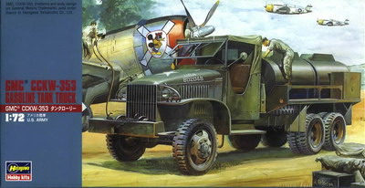 Hasegawa 1/72 GMC CCKW-353 Gasoline Tanker Truck image