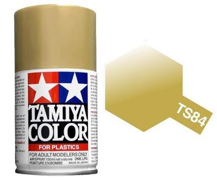Tamiya TS-84 Metallic Gold Spray Paint 100ml image
