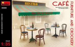 Miniart 1/35 Cafe Furniture & Crockery image