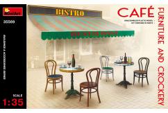 Miniart 1/35 Cafe Furniture & Crockery image