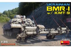Miniart 1/35 Ukrainian Bmr-1 W/Kmt-9 image