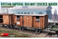 Miniart 1/35 Russian Imperial Rail Covered Wagon image