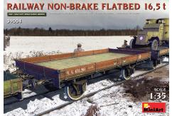 Miniart 1/35 Railway Non-Brake Flatbed image