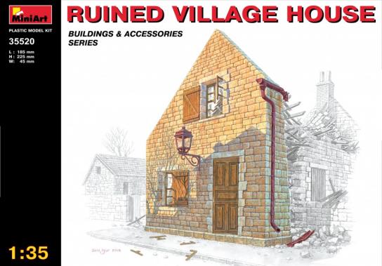Miniart 1/35 Ruined Village House image