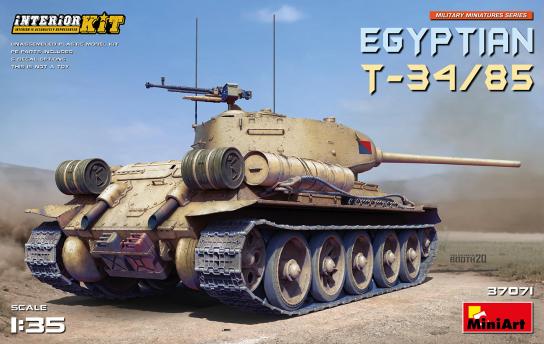 Miniart 1/35 Egyptian T-34/85 W/Int image